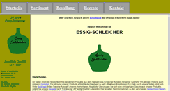 Desktop Screenshot of essig-schleicher.de